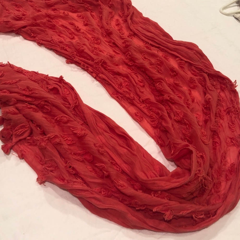 Orange Scarf long and fun